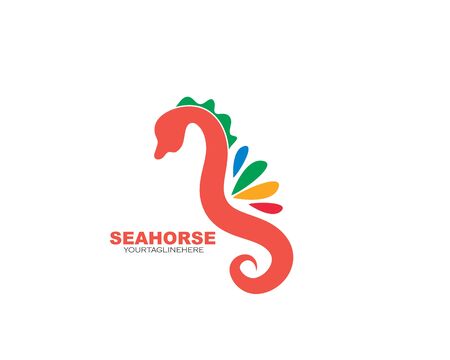 seahorse vector icon illustration design templateのイラスト素材