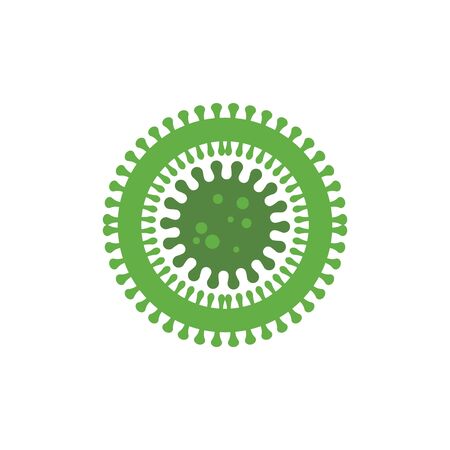 virus and bacteria icon vector illustration design templateのイラスト素材