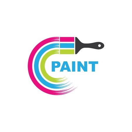 paint brush  vector icon illustration designのイラスト素材