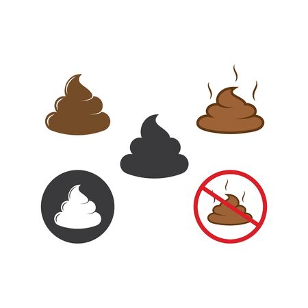 feces vector illustration design templateのイラスト素材