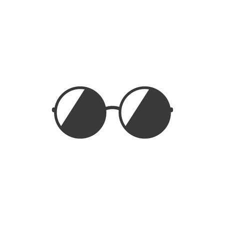 sunglasses logo icon vector illustration design templateのイラスト素材