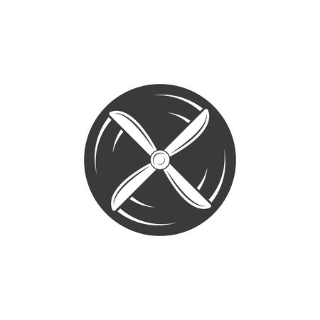 airplane propeller  vector illustration design templateのイラスト素材