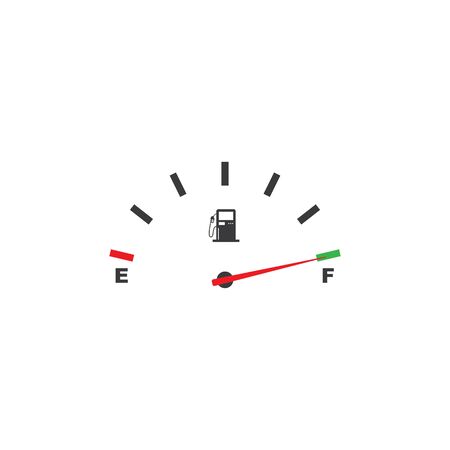 gasoline indicator icon vector illustration design templateのイラスト素材