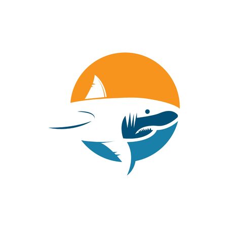 shark vector illustration design templateのイラスト素材