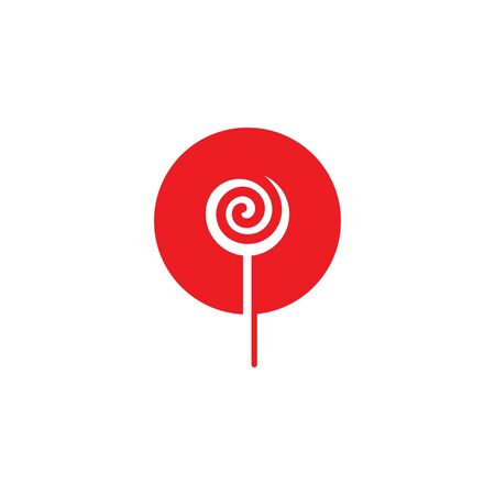 lollipop candy vector icon illustration designのイラスト素材