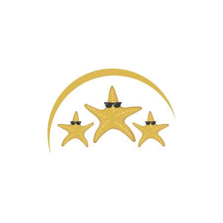 starfish vector illustration design templateのイラスト素材