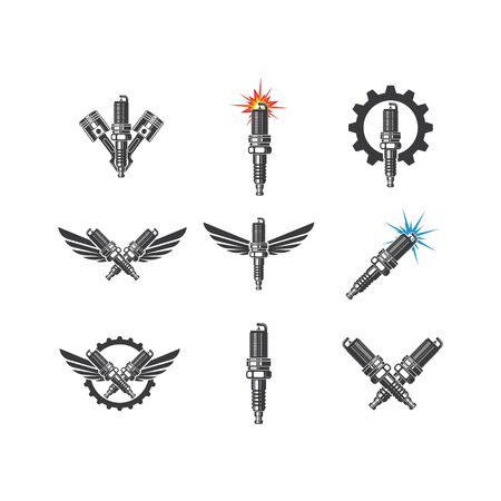 sparkplug icon vector illustration designのイラスト素材