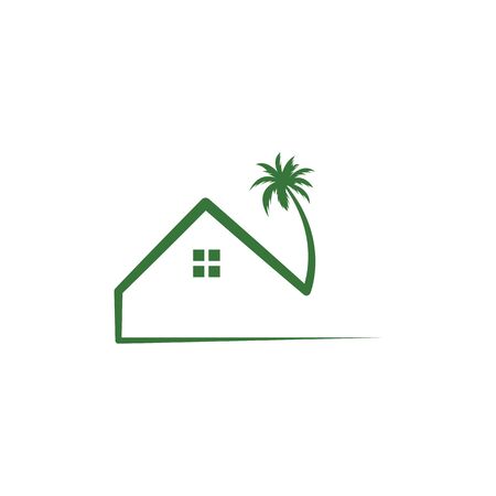 real estate modern city building vector template designのイラスト素材