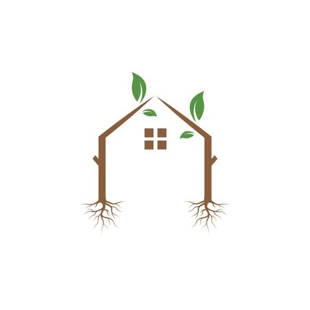 tree house icon vector illustration design templateのイラスト素材