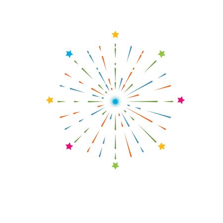 firework vector illustration icon design templateのイラスト素材