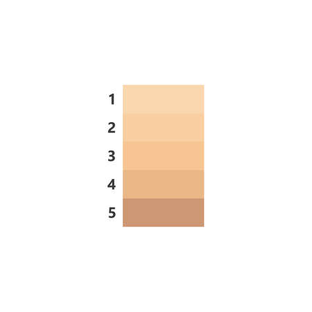 skin color palette level icon vector designのイラスト素材