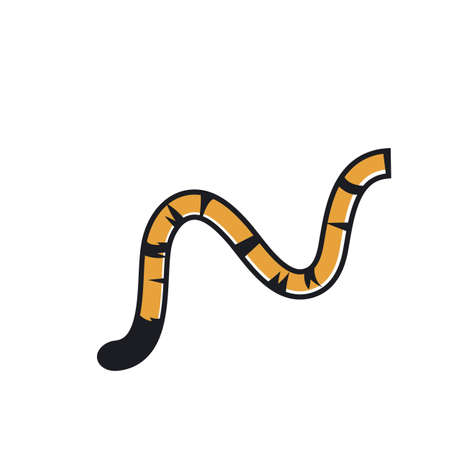 tiger tail icon vector illustration design template
