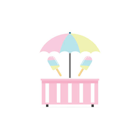ice cream bar  icon vector illustration design templateのイラスト素材
