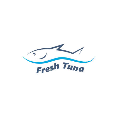 tuna fish icon vector illustration design templateのイラスト素材