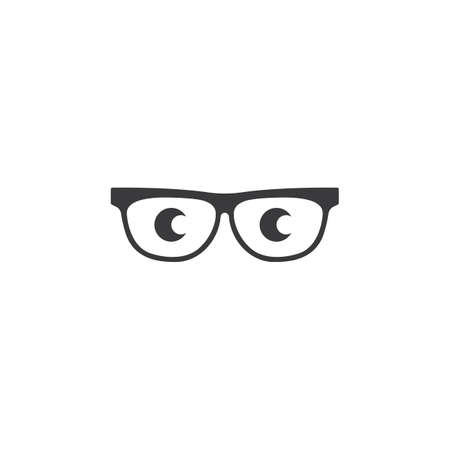 sunglasses with eye  logo icon vector illustration design templateのイラスト素材