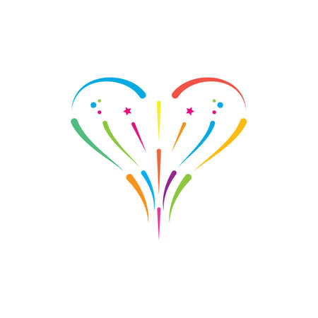 firework vector illustration icon design templateのイラスト素材