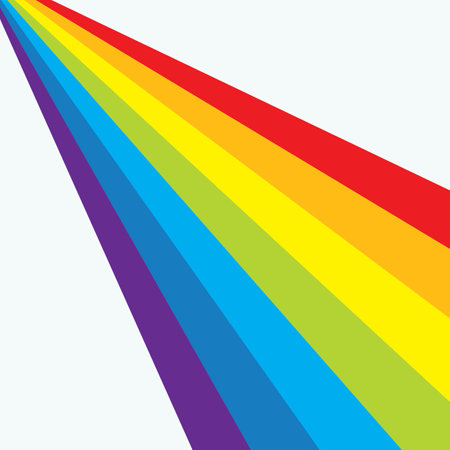 rainbow background template vector designのイラスト素材