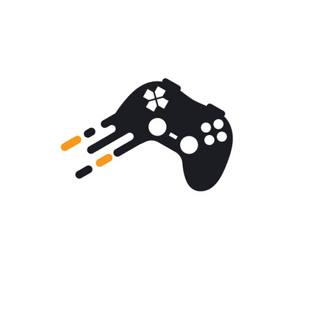 fast video game controller  icon of gamer vector illustration designのイラスト素材