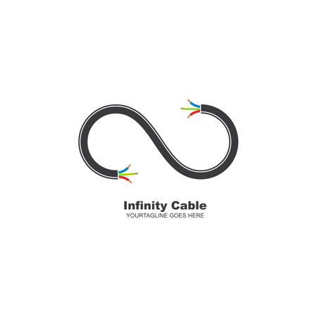 electric cable icon vector illustration design templateのイラスト素材