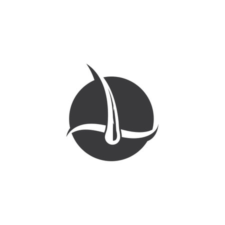 hair root icon vector illustration design templateのイラスト素材