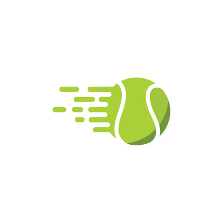 fast tennis ball icon vector illustration design template webのイラスト素材