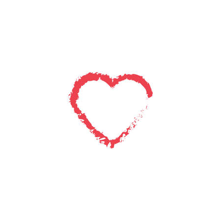 unique Love heart   Vector icon illustration design Templateのイラスト素材