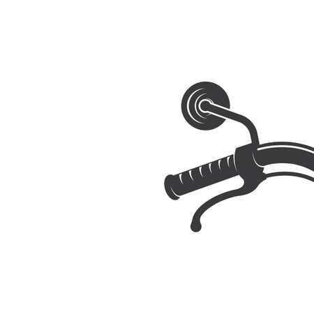 motorcycle steer handle  icon vector illlustration design template webのイラスト素材
