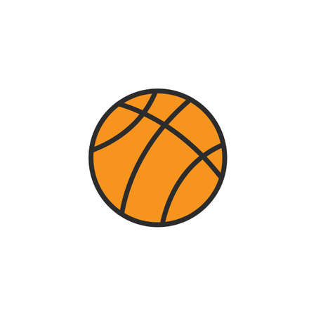 basket ball icon vector illustration design template webのイラスト素材