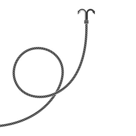 grappling hook icon vector illustration design template webのイラスト素材