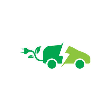 electric car icon vector illustration design templateのイラスト素材