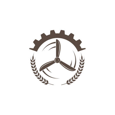 aviation academy vector illustration design templateのイラスト素材