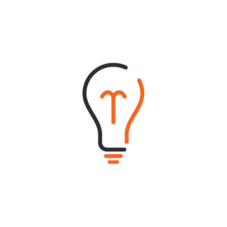 bulb idea,creative, concept illustration vectorのイラスト素材