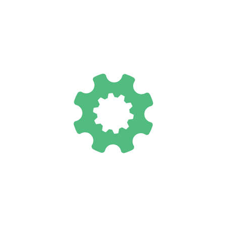 Gear  Template vector icon illustration designのイラスト素材