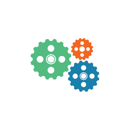 Gear  Template vector icon illustration designのイラスト素材
