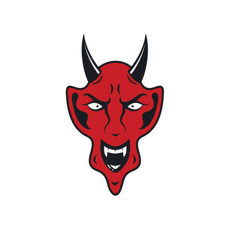 Devil icon  vector illustration design templateのイラスト素材