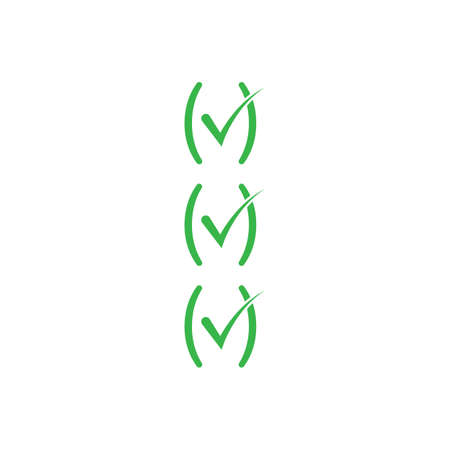 check mark icon vector illustration designのイラスト素材