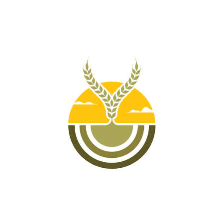 harvest icon vector illustration design template webのイラスト素材