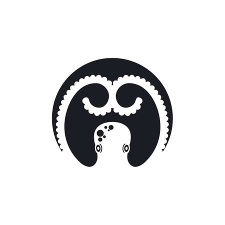 octopus icon vector illustration design templateのイラスト素材
