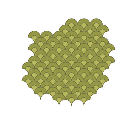 fish scales vector illustration design template webのイラスト素材