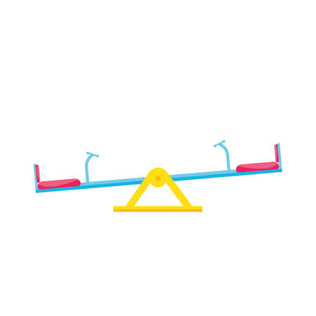 seesaw icon vector illustration design template webのイラスト素材