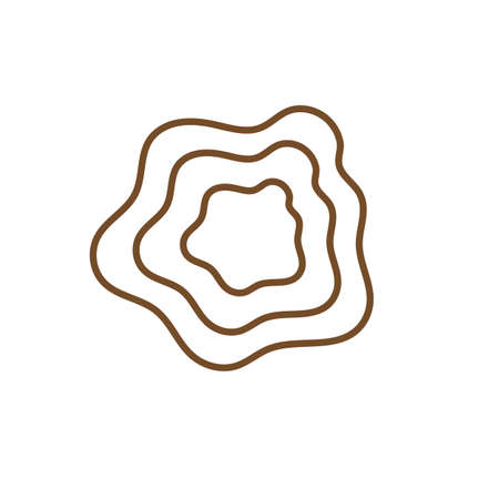 wood texture icon vector illustration design template webのイラスト素材