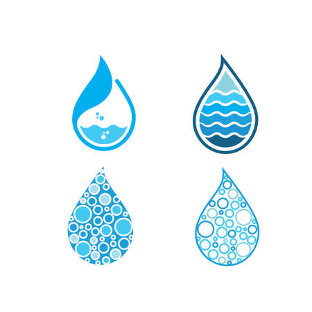 water drop icon  vector illustration design templateのイラスト素材