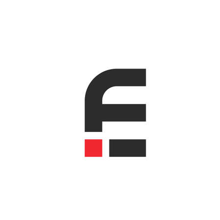 E letter  vector icon illustration concept  design templateのイラスト素材