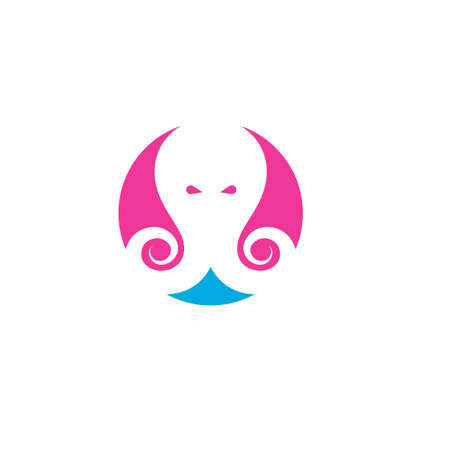 octopus icon vector illustration design templateのイラスト素材