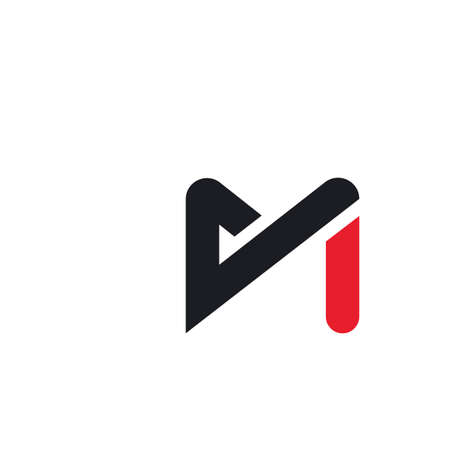 abstract M Letter icon  Template Vector  illustration design templateのイラスト素材