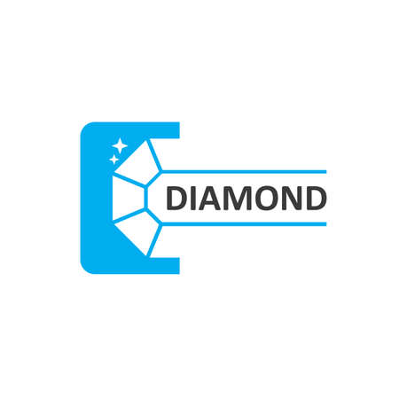 Diamond  vector icon illustration design  templateのイラスト素材