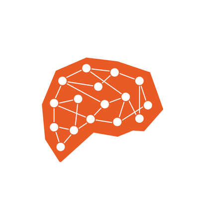 brain head vector illustration design templateのイラスト素材