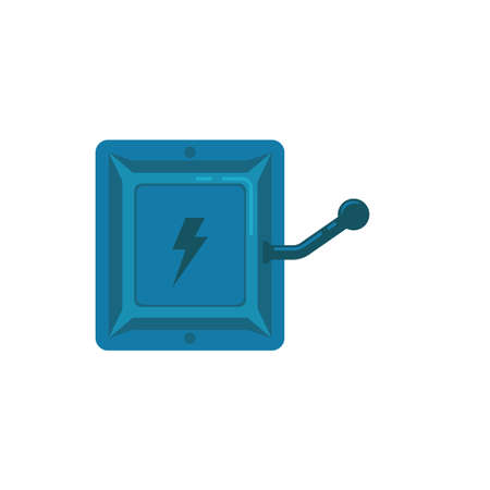 electric switch cartoon  vector icon element    design templateのイラスト素材