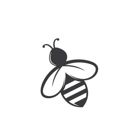 Bee vector icon illustration design conceptのイラスト素材
