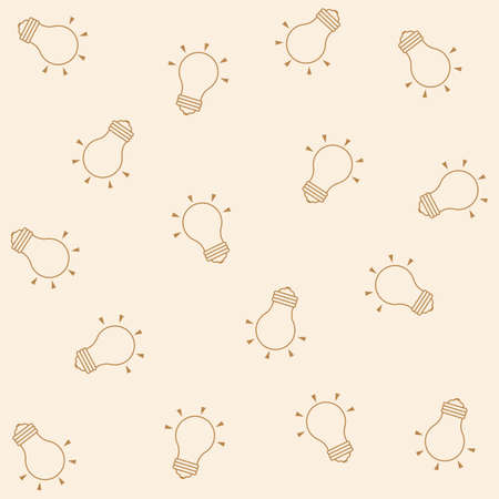 bulb background concept design  vector templateのイラスト素材